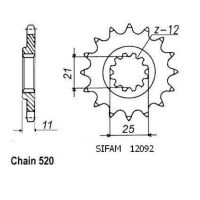 Přední řetězové kolečko Husqvarna